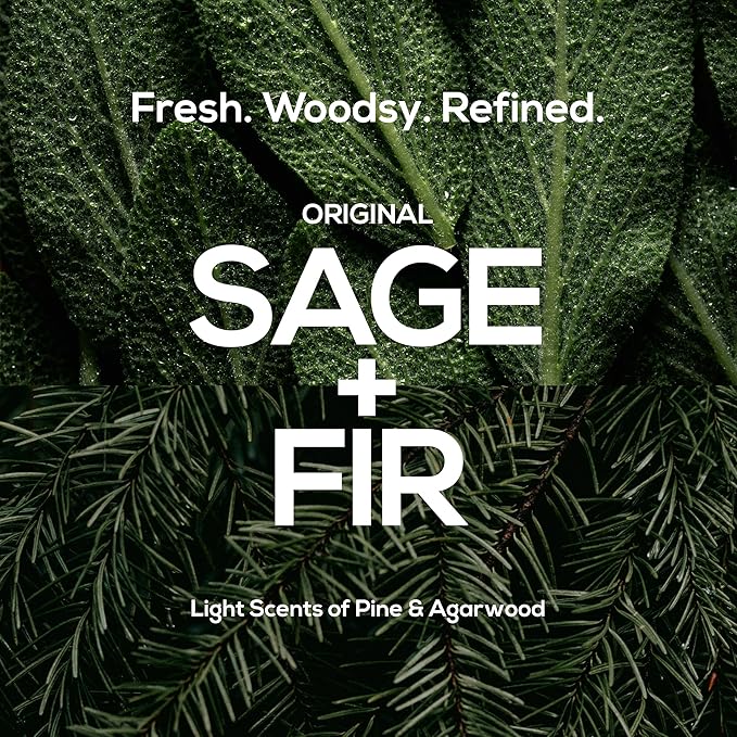 MARLOWE. No. 105 Bar Soap for Men 7 oz (6 Bars) Moisturizing Body Soap, Nourishing & Refreshing with Natural Extracts, Shea Butter, Olive Oil & Green Tea Extracts, Original Sage & Fir Scent