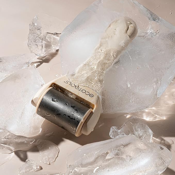 EcoTools Ice Roller, Lifts & Depuffs Skin, Stainless Steal Cooling Roller For Face & Neck, Provides Relaxation While Sculpting, Eco Friendly, Vegan, & Cruelty Free Skincare Tool, 1 Count