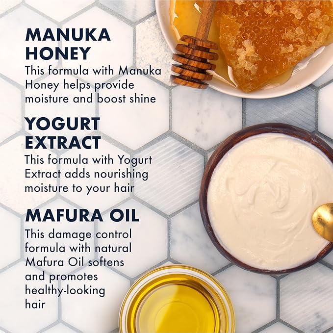 SheaMoisture Hydrate & Repair Conditioner for Damaged Hair Manuka Honey & Yogurt Shea Butter 13 oz