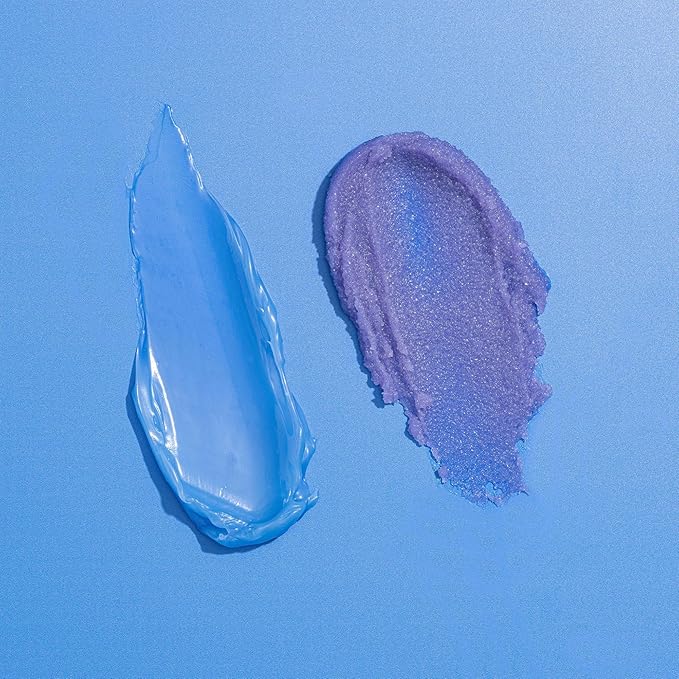 W7 Sweet Dreams Lip Scrub & Overnight Lip Mask Duo - 2Pcs Set - Blueberry Flavour - Exfoliate, Condition, Soothe & Hydrate
