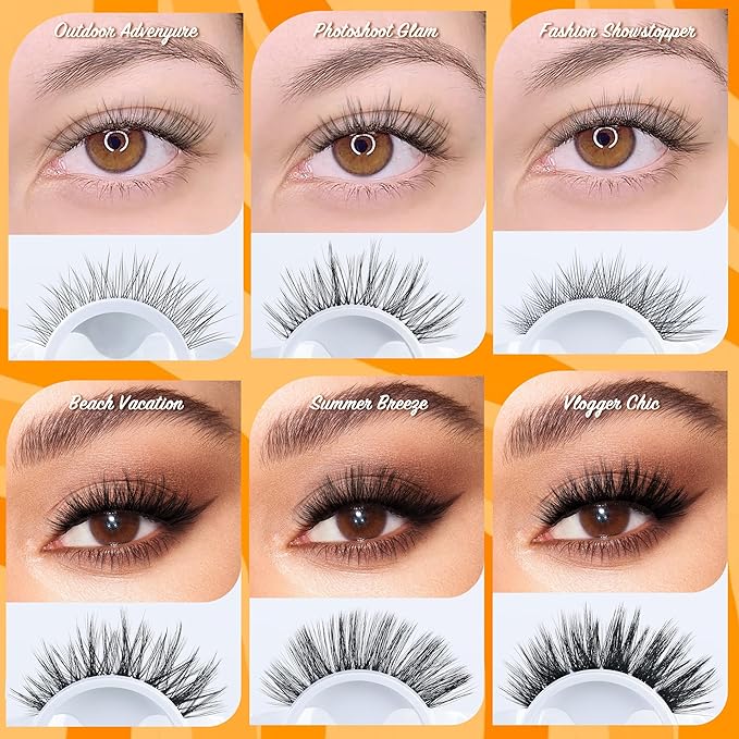 Fluffy Lash Clusters - 360Pcs Natural 0.05D Eyelash Clusters, Left & Right Eyelashes, Urtra Lightweight Cat Eye Clusters for Starter DIY at Home(Eyelashes Only）