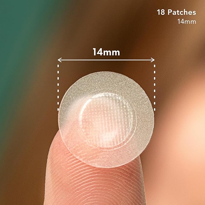 Rael Pimple Patches, Miracle Microcrystal Spot Cover - Hydrocolloid Acne Patch with Tea Tree Oil, Early Stage Zits and Blemish, Korean Skin Care, Vegan, Cruelty Free (18 Count)