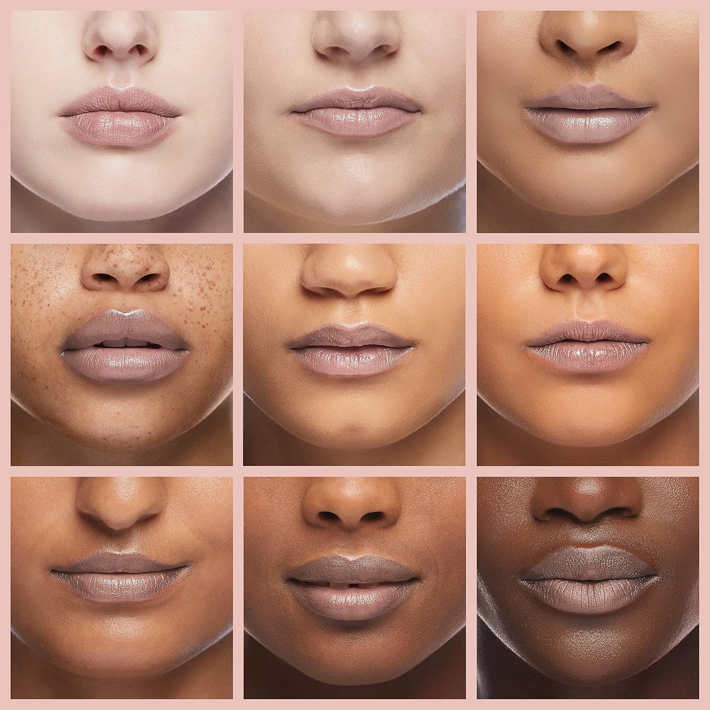 Pure Cosmetics Pure Illumination Lip Gloss - LED-lit Applicator w/Side Mirror - Non-Sticky, Moisturizing & Hydrating Lip Glosses - Soothes & Protects Dry Chapped Lips (Nude Beach)