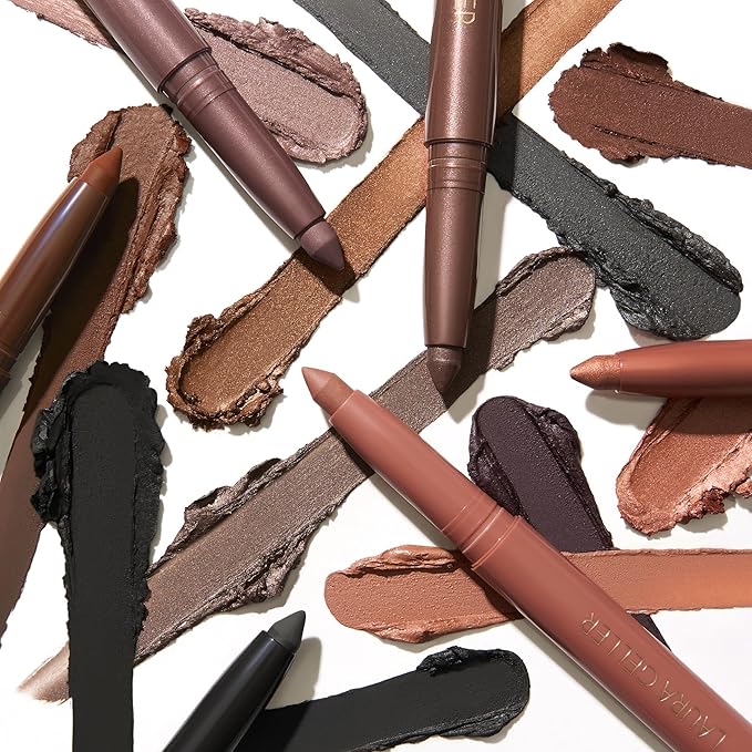 LAURA GELLER NEW YORK Kajal Longwear Kohl Eyeliner Pencil - Smoky Amethyst Kohl - Caffeine and Vitamin E - Smooth & Blendable Liner - Built-In Sharpener