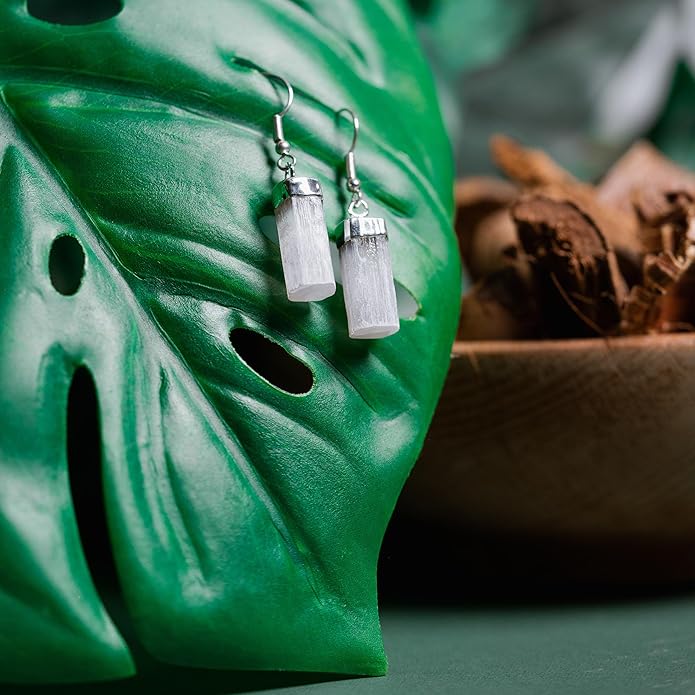 AYANA Healing Crystal Earrings for Women - Handmade Drop Earrings with Ethically Sourced Authentic Gemstones | Birthstone Jewelry for Women Trendy