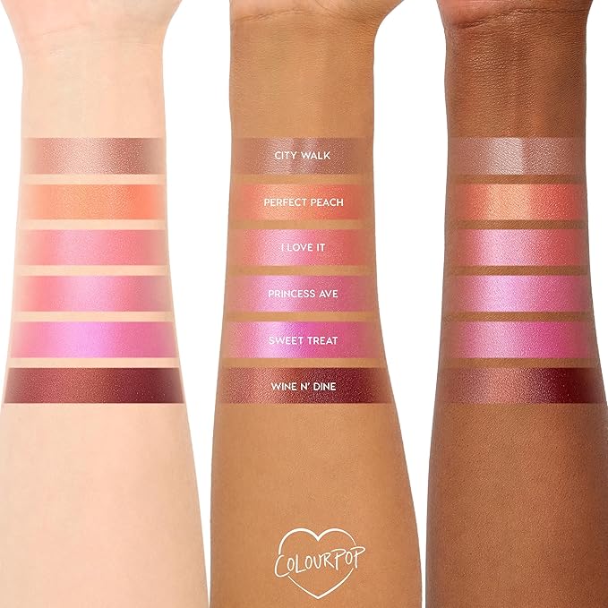 ColourPop Liquid Blush Pearl Finish - Wine N Dine (0.3 Fl Oz)