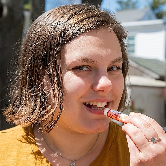 All Natural Tropical Moisturizing Lip Balm, Nourishing Lip Care For All Day Hydration, 100% Natural, Handmade with Love in USA, SuperFruit - Berries, Mango, Grapefruit (4 Pack)