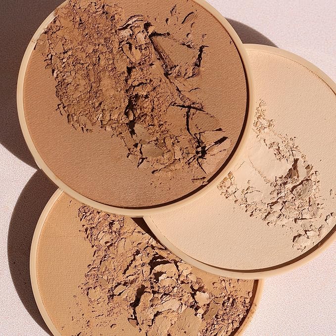 Wander Beauty Wanderlust Powder Foundation - Fair Light - Blurs & Evens Skin Tone - Perfects & Hydrates With Hyaluronic Acid, Aloe, Honeysuckle, & Vitamin E - Lightweight, Buildable Coverage - 0.31 oz