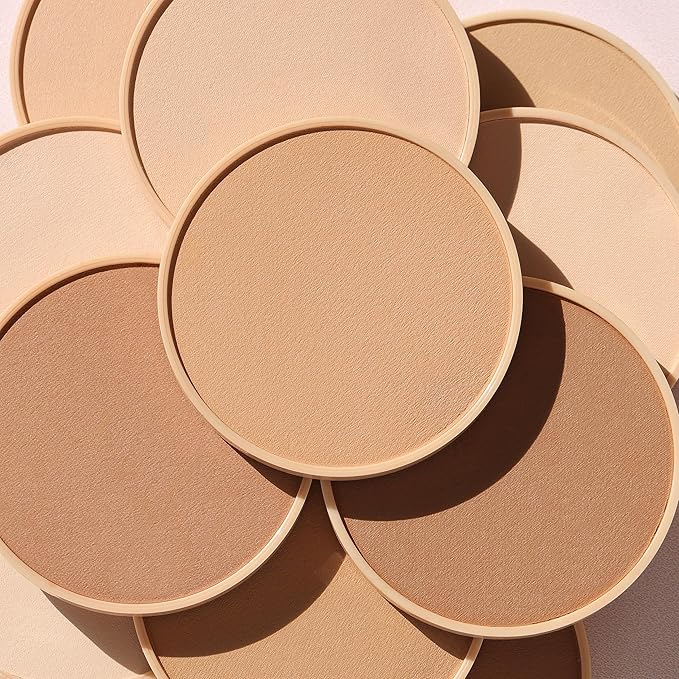 Wander Beauty Wanderlust Powder Foundation - Rich Deep - Blurs & Evens Skin Tone - Perfects & Hydrates With Hyaluronic Acid, Aloe, Honeysuckle, & Vitamin E - Lightweight, Buildable Coverage - 0.31 oz