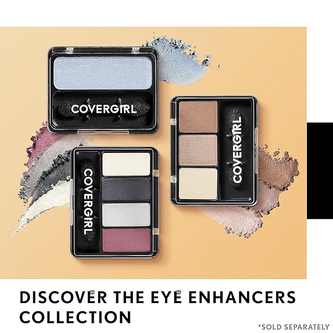 COVERGIRL - Eye Enhancers 1-Kit Eyeshadow, silky, sheer formula, double ended applicator, 100% Cruelty-free